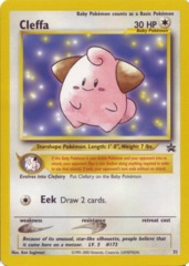 Cleffa 31 Non-Holo Black Star Promo - 2001 Pokemon League